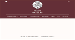 Desktop Screenshot of domaineguinand.com